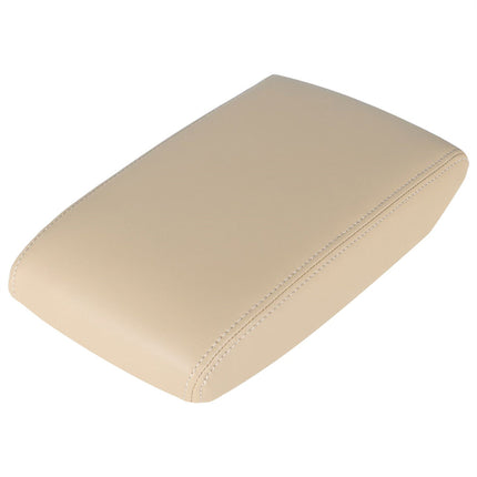 Findmall Center Console Lid Leather Armrest Cover Beige Replacement for 2008-2013 Toyota Highlander
