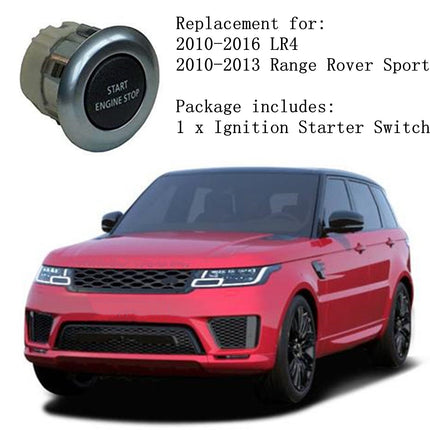 Ignition Keyless Starter Switch Button Replacement for LR4 Range Rover Sport LR014015