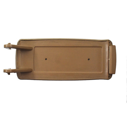 Findmall Leather Armrest Center Box Console Lid Cover Beige Thin Legs Replacement for 1999-2005 A6 C5 Car 2005-2008 A4 B7 Travel Version