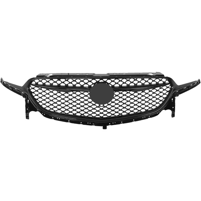 Findmall Glossy Black Honeycomb Front Bumper Radiator Grille Replacement for Enclave 2018-2021 84739634