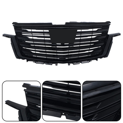 Findmall Glossy Black Front Upper Bumper Grille Replacement for Escalade and Escalade ESV 2021-2023