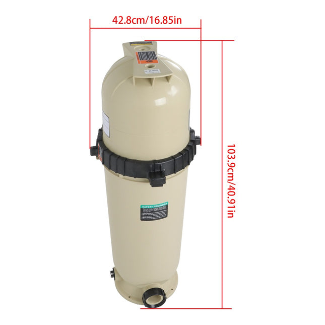 Findmall 160317 Single Cartridge Pool Filter Pump 150 Square Feet 150 GPM Replacement for Clean & Clear CC150 Filter