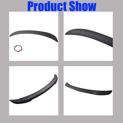 Findmall Matte Black Rear Trunk Spoiler Wing Replacement for 2011-2018 Charger Hellcat Style