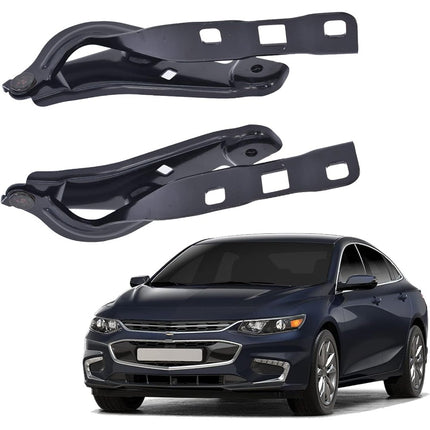 Findmall Hood Hinge Set Steel Black Replacement for 2016-2018 Malibu 1236171 1236170 23134811 23134810