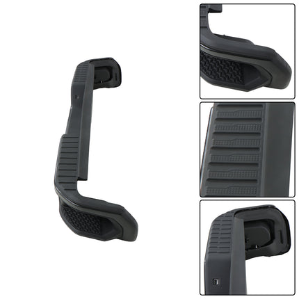 Findmall Black Rear Step Bumper for 2020-2025 Chevrolet Silverado and GMC Sierra 2500/3500 HD, With Sensor Holes, GM1103213
