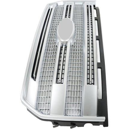 Findmall Front Upper Mesh Grille for 2015-2017 Ford F-150, Chrome