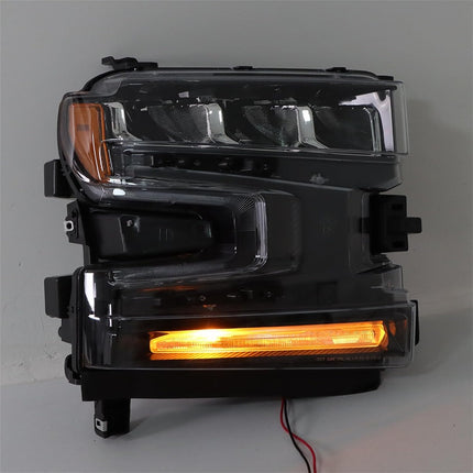 Findmall Passenger Side Headlights Assembly Replacement for Silverado 1500 2019 2020 Housing Black Lamp RH 1PC 84621851