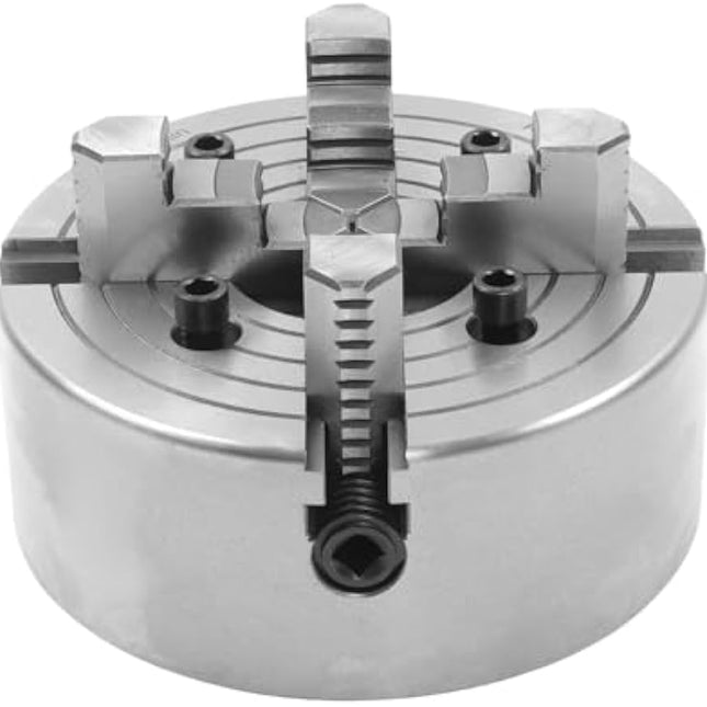 Findmall K72-200 8 Inch 4-Jaw Lathe Chuck Self-Centering Independent Chuck 200mm Clamping for Mini Lathe, CNC Router, Milling, Turning