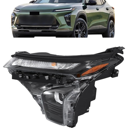 Findmall Headlight Assembly Projector w/o DRL Left Side LH Replacement for Trax LS RS 2024-2025