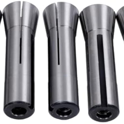 Findmall Colton Industrial Tools 25Pc High Accuracy R8 Round Collet Set | 0.0005 TIR, Fit for CNC Machining, Milling, and Drilling