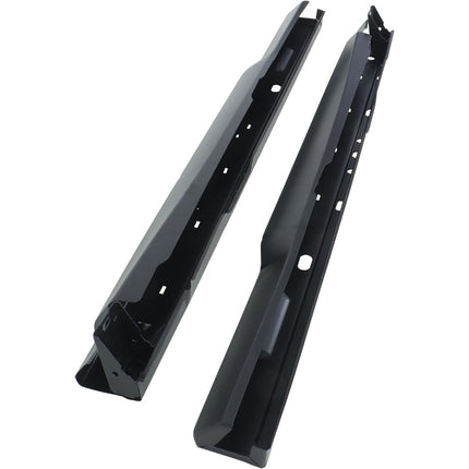 Findmall Outer Rocker Panel Pair for 1993-2011 Ford Ranger 2-Door Extended Cab, Black
