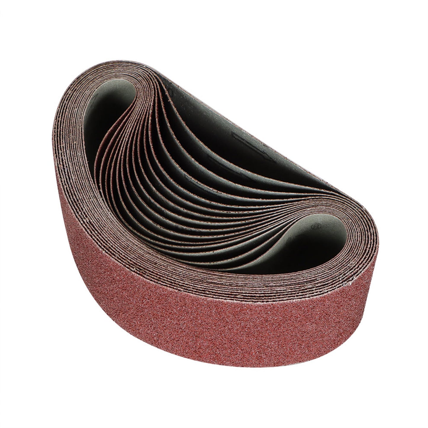 findmall 12Pcs 4 x 24 Inch Sanding Belts, 60 / 80 / 120 / 150 / 240 / 400 Grit Aluminum Oxide Abrasive Belts