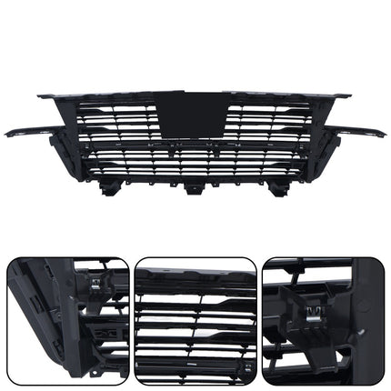 Findmall Glossy Black Front Upper Bumper Grille Replacement for Escalade and Escalade ESV 2021-2023