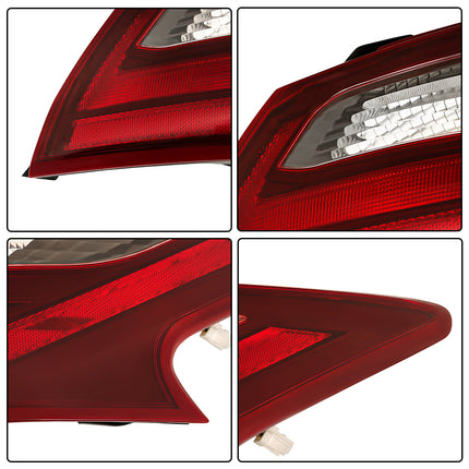 Findmall Smoked Tail Light Assembly for 2016-2018 Nissan Altima SR
