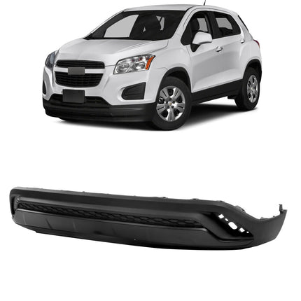Findmall Rear Lower Bumper Cover with Valance for 2024-2025 Chevrolet Trax, No Sensor Holes, Primed