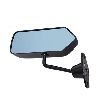 Findmall 2PCS Side Rearview Wing Mirrors F1 Style Universal Racing Glass Black