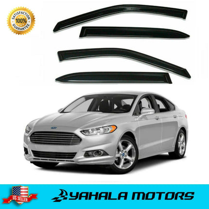 Findmall Side Window Visor Vent Sun Rain Guard Deflector Replacement for 2013-2020 Fusion