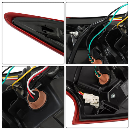 Findmall Smoked Tail Light Assembly for 2016-2018 Nissan Altima SR