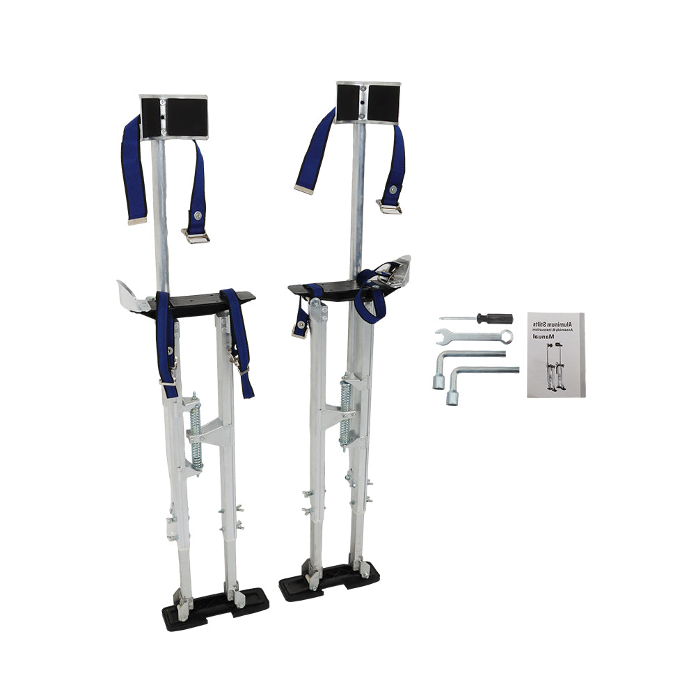 findmall Aluminum Drywall Stilts 36''-48'' Painters Walking Taping Finishing Tools