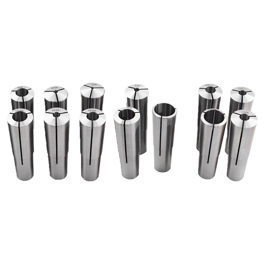 New 4MT Morse Taper Collet 13 Pcs Set 1/8" - 1" With 3/16 1/4 3/8 1/2 5/8 3/4 Fit For Bridgeport