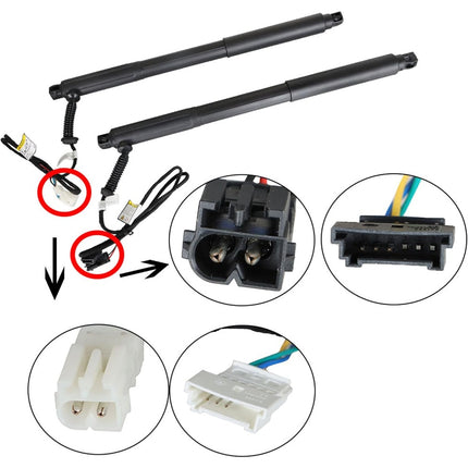 Findmall Power Lift Supports Replacement for X5 E70 51247332696