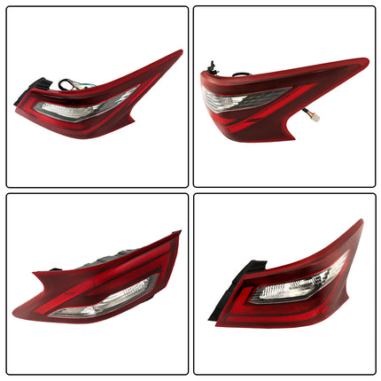 Findmall Smoked Tail Light Assembly for 2016-2018 Nissan Altima SR