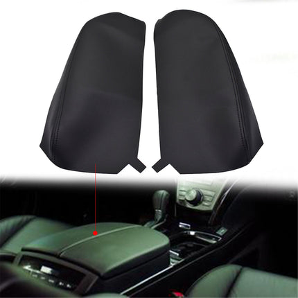 Findmall Leather Center Console Armrest Cover Skin Black Replacement for 2007-2013 Acura MDX