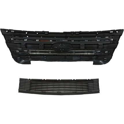 Findmall High-Gloss Black Front Upper Grille Insert Overlay Trim Cover Replacement for Explorer 2011-2015