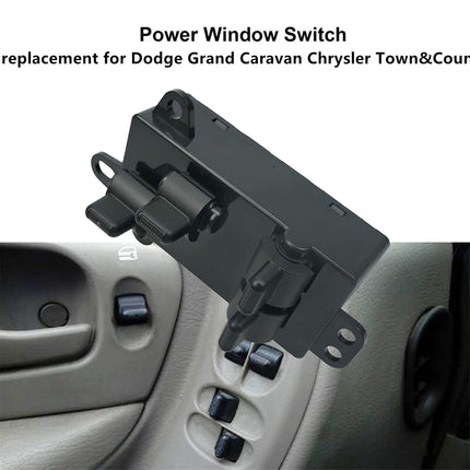 Findmall Master Power Window Switch Front Left Driver Side Replacement for 2004 2005 2006 2007 Town & Country Caravan Grand Caravan 4685732AC 04685732AC 901-449