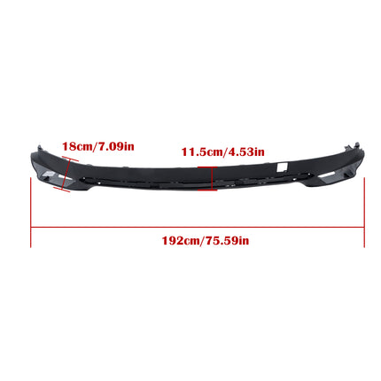 Findmall Rear Lower Bumper Cover for 2017-2020 Acura MDX, Primed