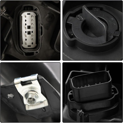 Findmall Headlight Assembly for 2017–2019 Ford Fusion Front Right Passenger Side, Replaces FO2503350