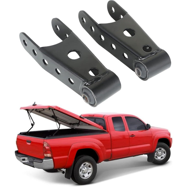 2PCS 6400 Lowering Shackle Rear Kit Replacement for Silverado 1500 Sierra 1500