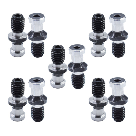 CAT40 75 Degree 747 Inch 10PCS Pull Stud Coolant Thru Retention Knob Replacement for DMG Mori Doosan