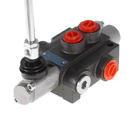 findmall 13 GPM Double Acting Valve Hydraulic Directional Control Valve 1 Spool SAE Ports 3600 Max PSI