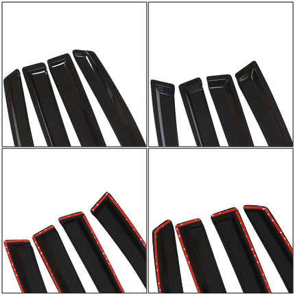 Findmall Side Vents Window Visor Rain Guards Wind Deflectors Replacement for 2011-2017 Honda Odyssey