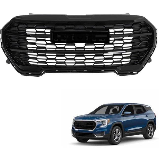 Findmall Glossy Black Front Upper Grille with Camera Hole Replacement for Terrain Denali 2022-2023