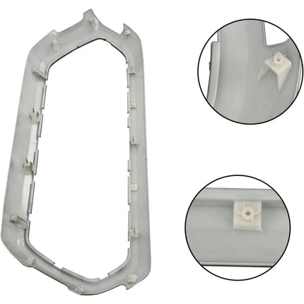 Findmall Front Upper Grille Surround Frame for 2016-2022 Toyota Tacoma, Matte Black