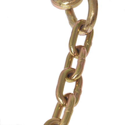 findmall 5/16 X 2 G70 Tow Chain J-Hooks V-Chain Replacement for Flatbed Truck Rollback Wrecker