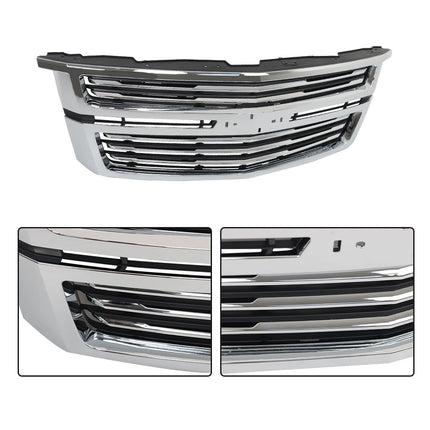 Findmall Chrome Front Upper Grille Replacement for Tahoe and Suburban 2015-2020