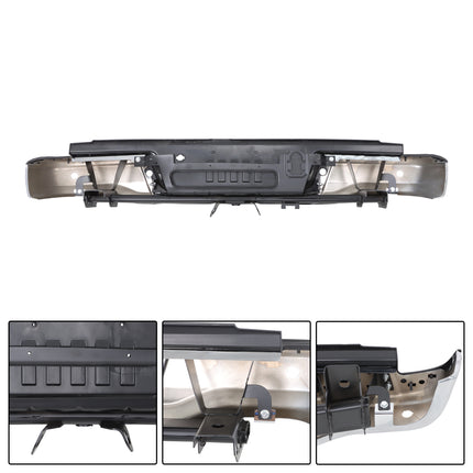 Findmall Chrome Rear Step Bumper for 2019-2023 Ford Ranger, FO1103231