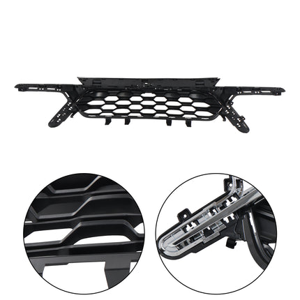Findmall Front Bumper Center Mesh Grille and Chrome Trim Cover Kit Replacement for Trax 2023-2024
