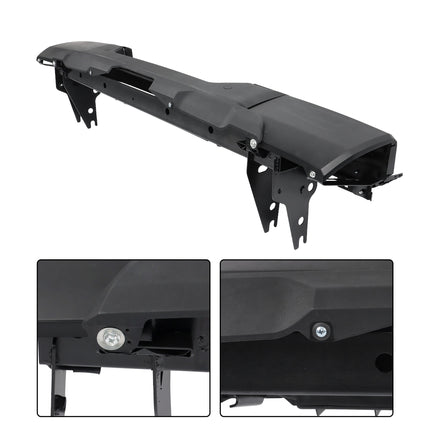 Findmall Black Rear Step Bumper for 2022-2024 Toyota Tundra, Without Sensor Holes, TO1103139