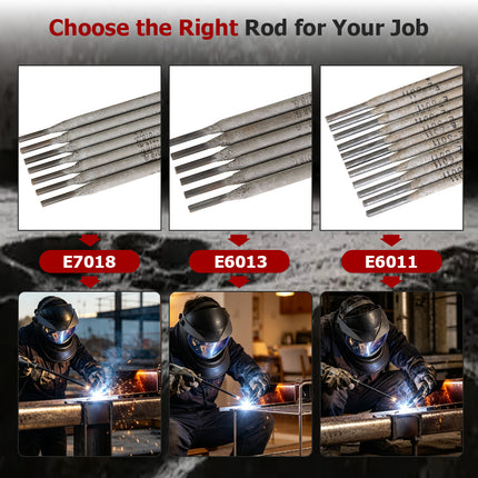 findmall E7018 / E6013 / E6011 1/8" 10lb Box Welding Rods – Premium Carbon Steel Arc Electrodes