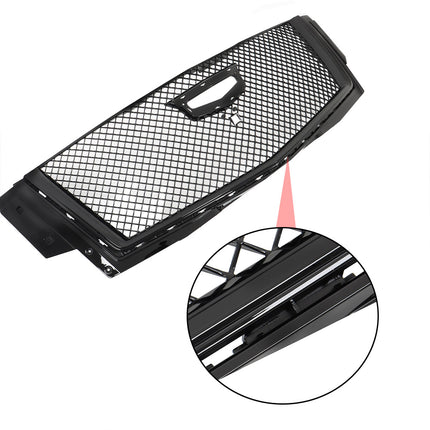Findmall Black Honeycomb Front Upper Bumper Grille Replacement for Escalade 2015-2020