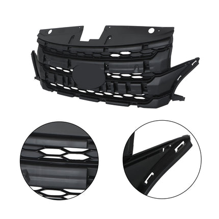 Findmall Glossy Black Front Bumper Grille Assembly Replacement for Edge 2011-2014
