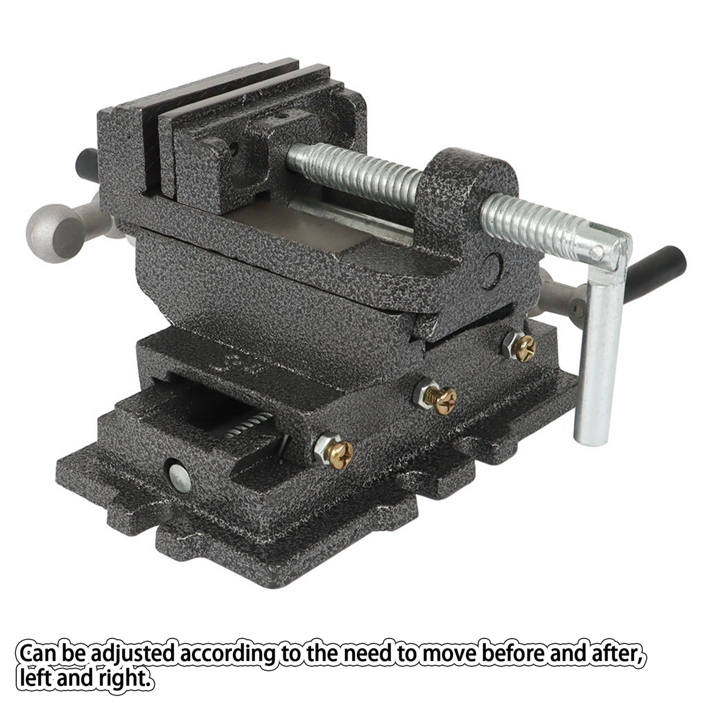 findmall 3 Inch Cross Slide Drill Press Vise 2 Way X-Y Heavy Duty Clamp Machine