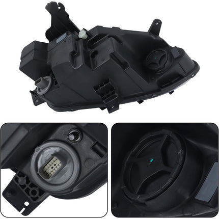 Findmall Driver Side Headlights Assembly Replacement for Camaro LS/LT 2019-2024 Housing Black Lamp LH 1PC 84756145