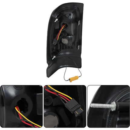 Findmall Tail Light Assembly for 1994–2001 Dodge Ram 1500/2500/3500 Rear Left Driver Side, Replaces CH2800131 and CH2800122