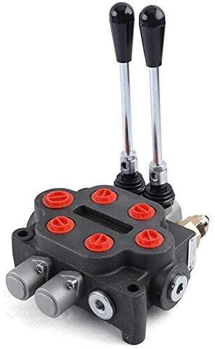 findmall 25 GPM Hydraulic Directional Control Valve 2 Spool Double Acting Hydraulic Valve