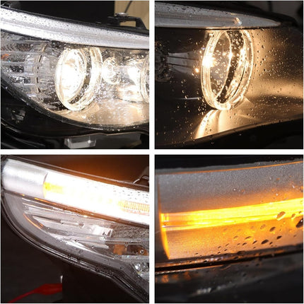 Findmall Headlight Assembly RH Replacement for 528i 2008-2010